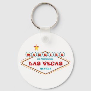 ATT GIFTA SIG i den Las Vegas BRUDEN Keychain Nyckelring