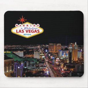 Att gifta sig i sagolika Las Vegas Mousepad Musmatta