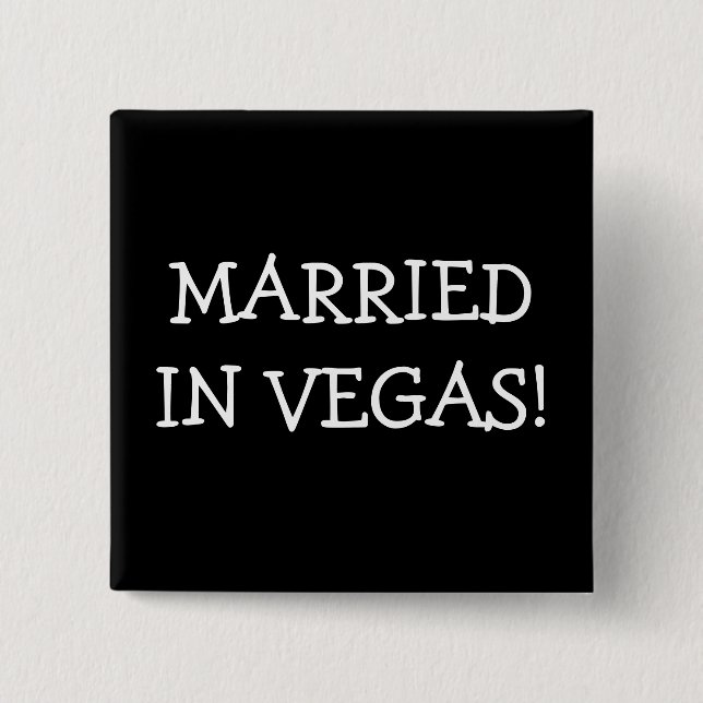 Att gifta sig i Vegas Knapp (Framsida)