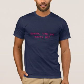 Att gifta sig mig, Obama Tee Shirt