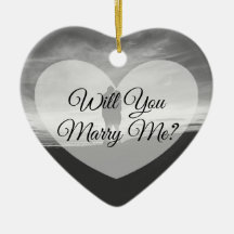 Att gifta sig mig parets prydnaden för förslagjul