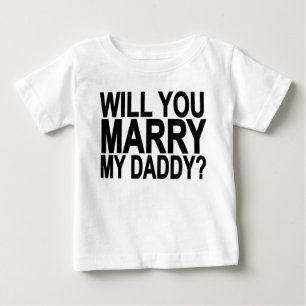 Att gifta sig MIN PAPPA mig babyen & småbarn Tee Shirt