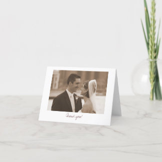 Att gifta sig (tacka dig!), tack kort
