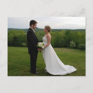 Att gifta sig tackar dig vykort