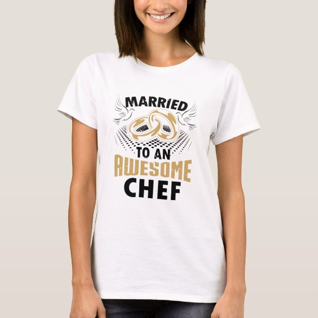 Att gifta sig till en enorm kock t shirt (Framsida)