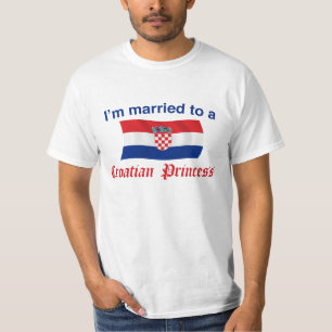 Att gifta sig till en kroatisk Princess T-shirt