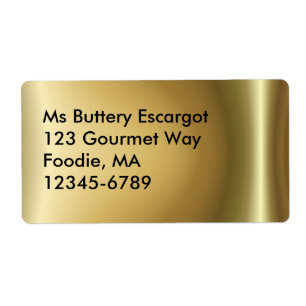 Att glimma förkopprar ~-etiketten fraktsedel