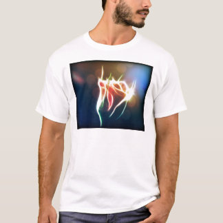Att glöda steg t shirt