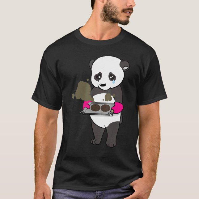 Att göra Borta fel i Panda Bear Chef Culinary Bake T Shirt (Framsida)