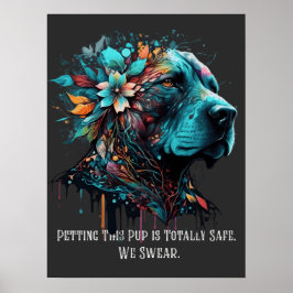 Att göra den här Valpen är helt Säkert. Poster