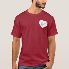 Att göra en bruken hjärtskiss t shirt
