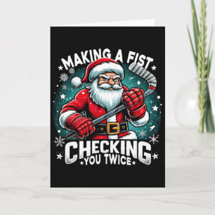 Att Göra En Knut Kontrollera Ditt Två Gånger Santa Kort