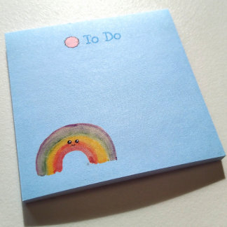Att göra, Kawaii Rainbow Post-it Block