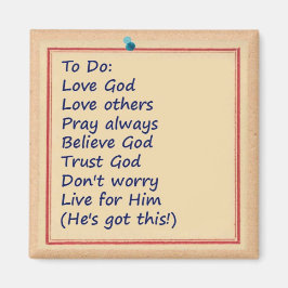 Att göra lista för i dag magnet