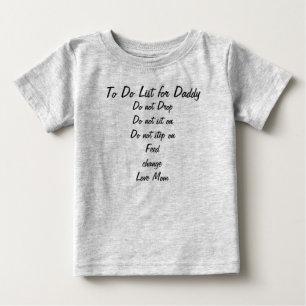 Att göra lista för pappa t shirt