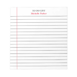ATT GÖRA LISTA Papprare med enkel minimalistisk, m Anteckningsblock