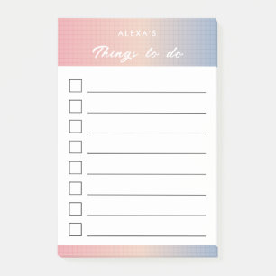 Att göra-lista - Vaporwave Post-it Block