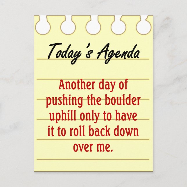 Att göra-lista vykort (Framsida)