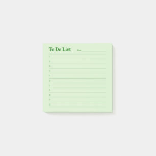 Att göra listanteckningar post-it block