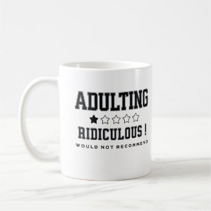Att göra löjligt vore inte att rekommendera humori kaffemugg