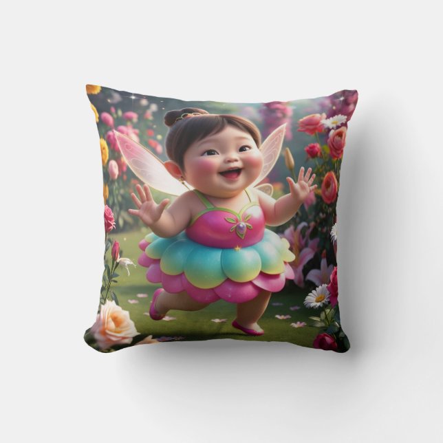 Att göra Lycklig Dance Baby-mejeriet Kudde (Framsida)