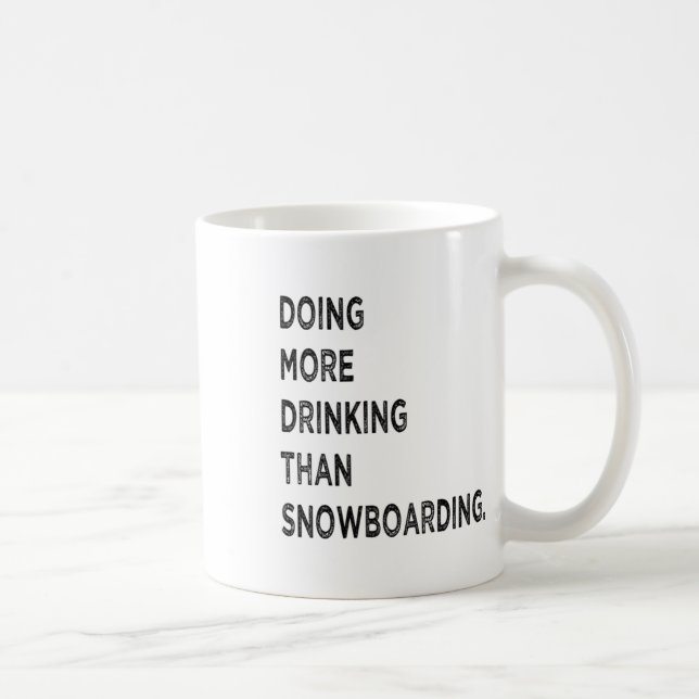 Att göra mer drickande än snurrande, underbart ill kaffemugg (Höger)