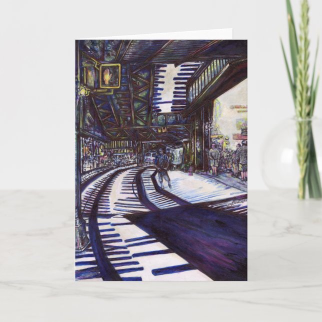 Att göra Piano-pianot mörkt Kort (Framsida)