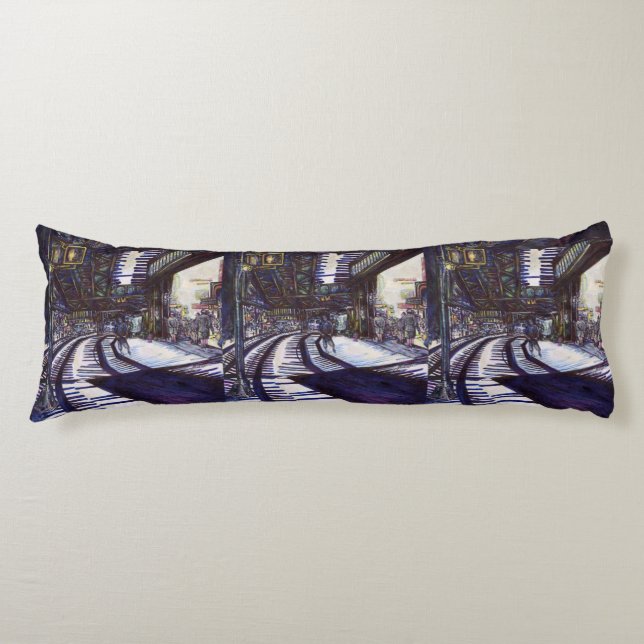 Att göra Piano-pianot mörkt Kroppskudde (Framsidan)