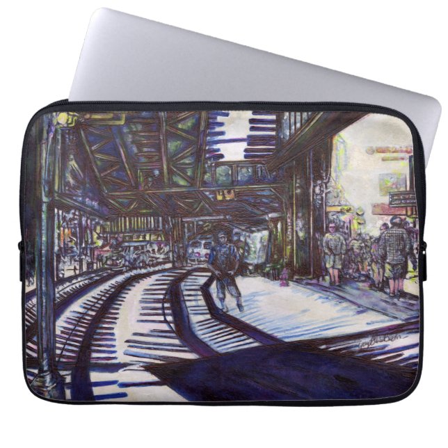 Att göra Piano-pianot mörkt Laptop Fodral (Framsidan)