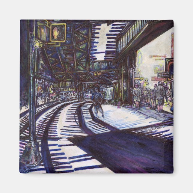 Att göra Piano-pianot mörkt Magnet (Framsidan)