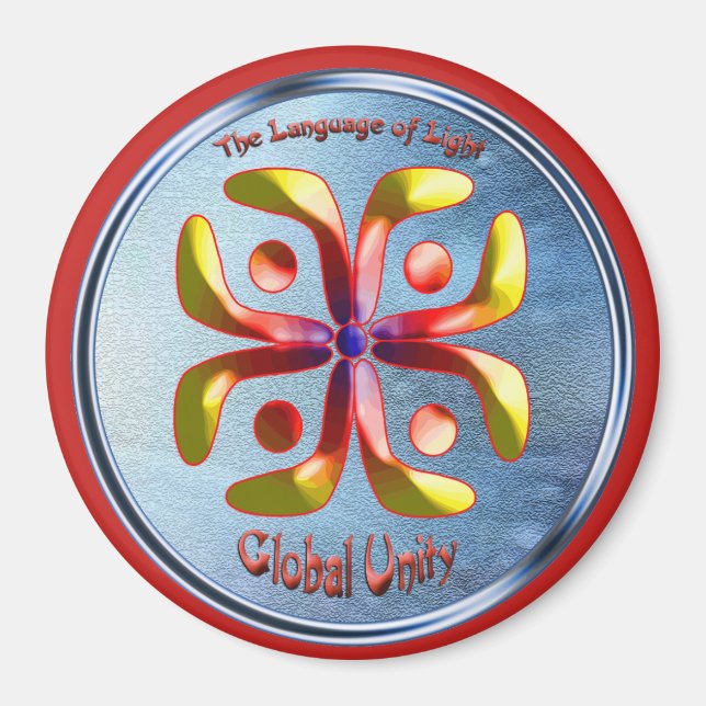 Att göra sig av med symbolen global enhet magnet (Framsidan)