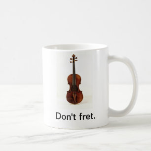 Att gräma sig inte. Fiolmugg Kaffemugg