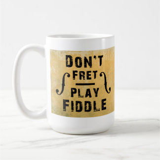 Att gräma sig inte gåvan för leklurendrejerifiolen kaffemugg