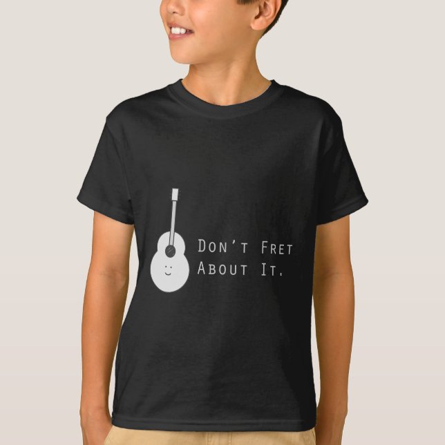 Att gräma sig inte om det tee shirt (Framsida)