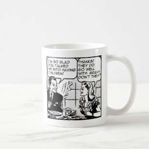 Att ha barn Rolig Retro Mugg Humor