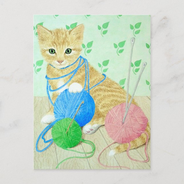 Att ha en boll! vykort (Framsida)