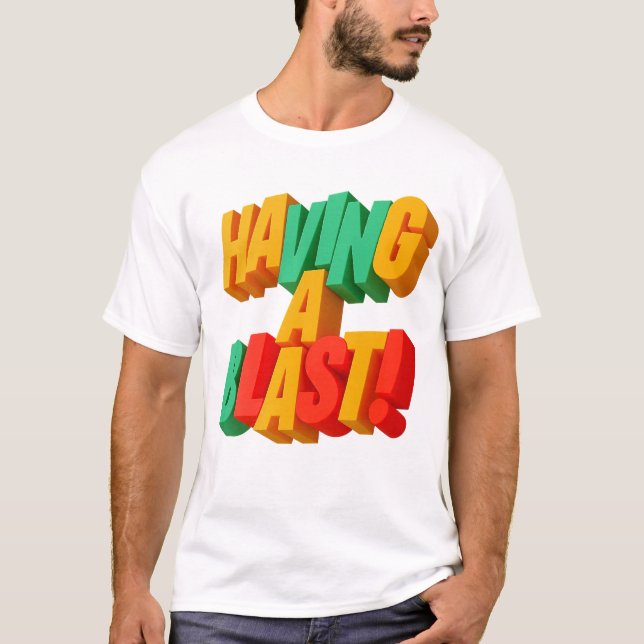 Att ha en superbra 3d-konst t shirt (Framsida)