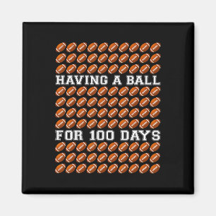 Att Ha Kul I 100 Dagar På Skolan Fotboll Lärare Magnet