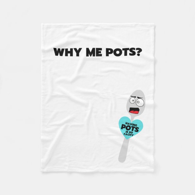 Att ha Pots är så taky Fleece Blanket (Framsidan)