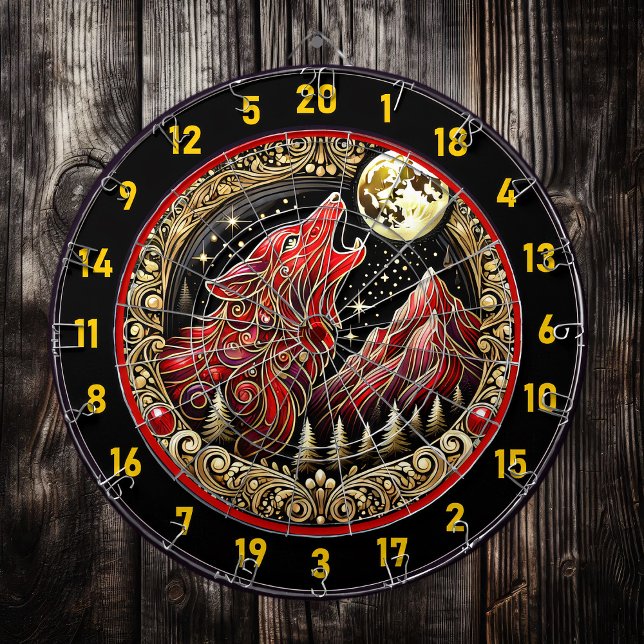 Att ha Varg återspeglar Vildens frihet och kraft Darttavla (Skapare uppladdad)