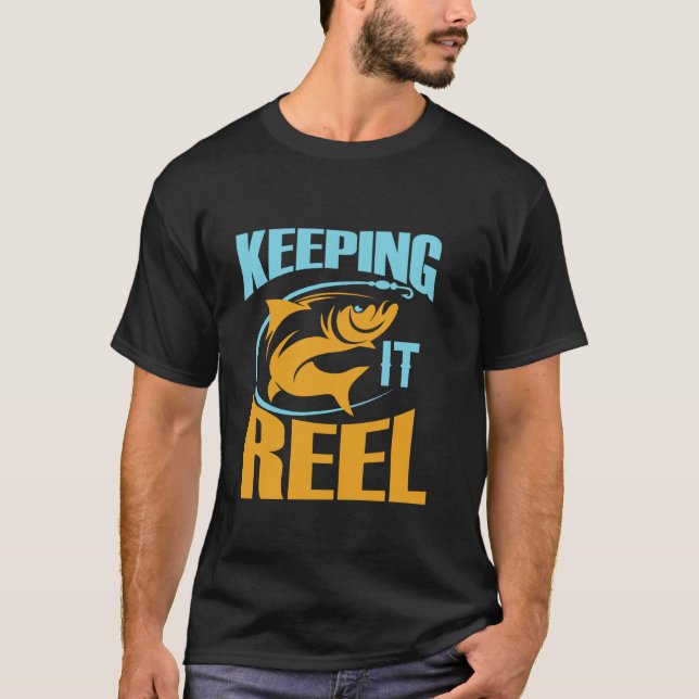 Att hålla det riktigt coolt fiske t shirt (Framsida)