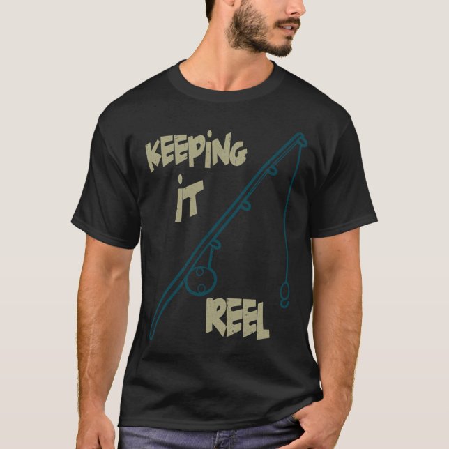 Att hålla det verkliga - Fiske T Shirt (Framsida)