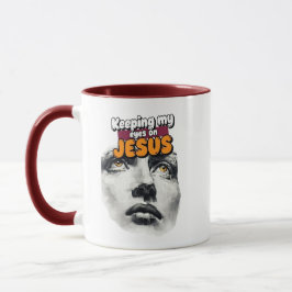 Att hålla mina ögon på JESUS - Kristet Mugg