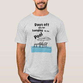 Att hänga vid poolen t shirt