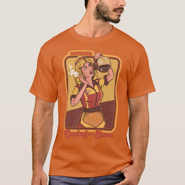 Att hantera stress familj t shirt (Framsida)
