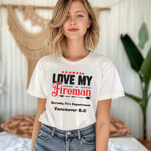 Att hedra de modiga brandmännen t shirt