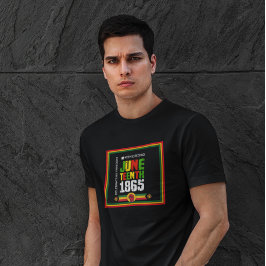 Att hedra den Junetteonde 1865-berömda friheten T Shirt