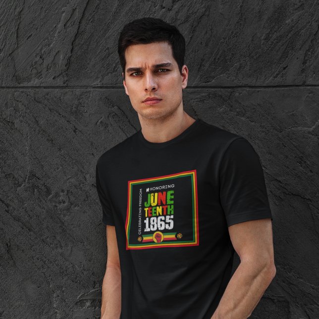 Att hedra den Junetteonde 1865-berömda friheten T Shirt (Skapare uppladdad)