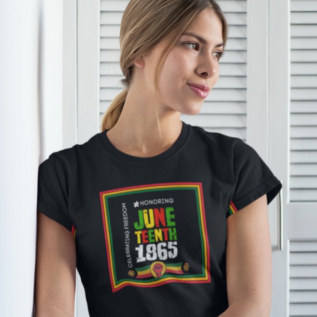 Att hedra den Junetteonde 1865-berömda friheten T Shirt (Skapare uppladdad)