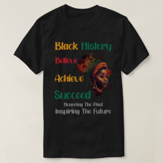 Att hedra den senaste inspirerande framtida svarta t shirt